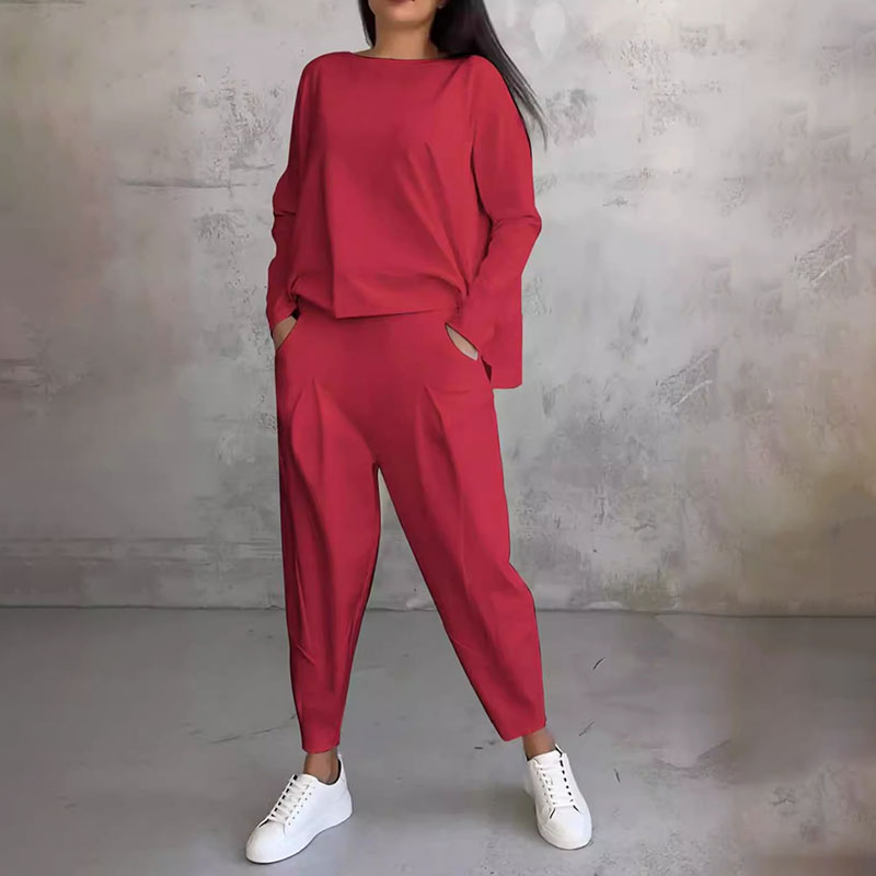 ALLURE | Loose Breezy Longsleeve 2-Piece Set