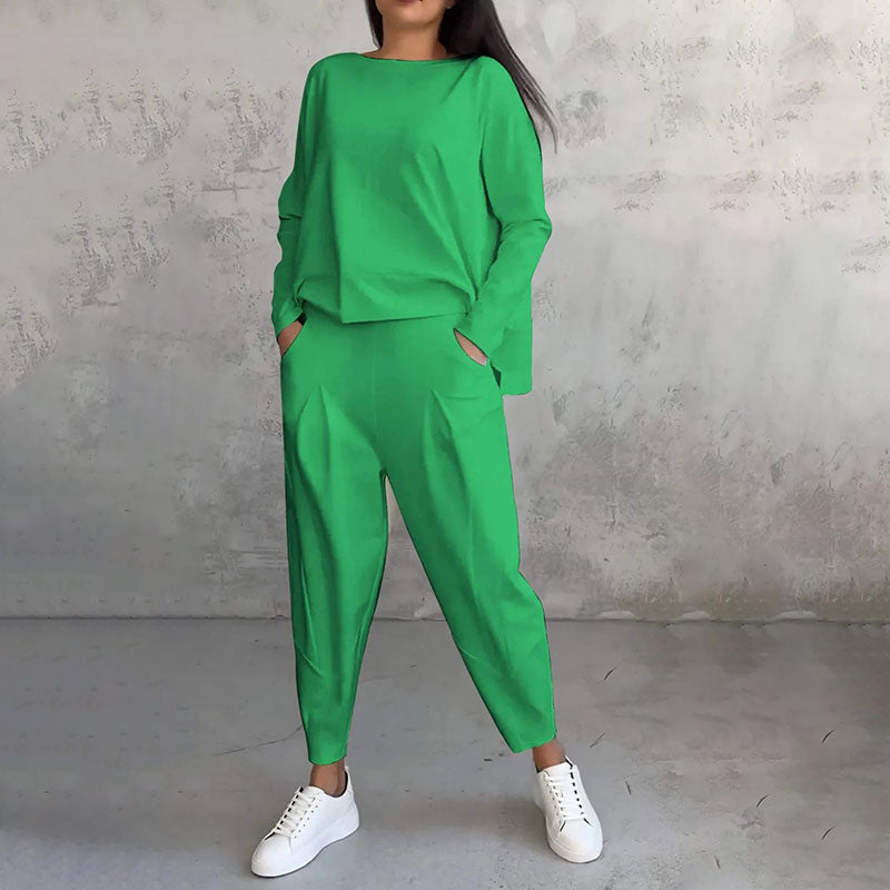 ALLURE | Loose Breezy Longsleeve 2-Piece Set