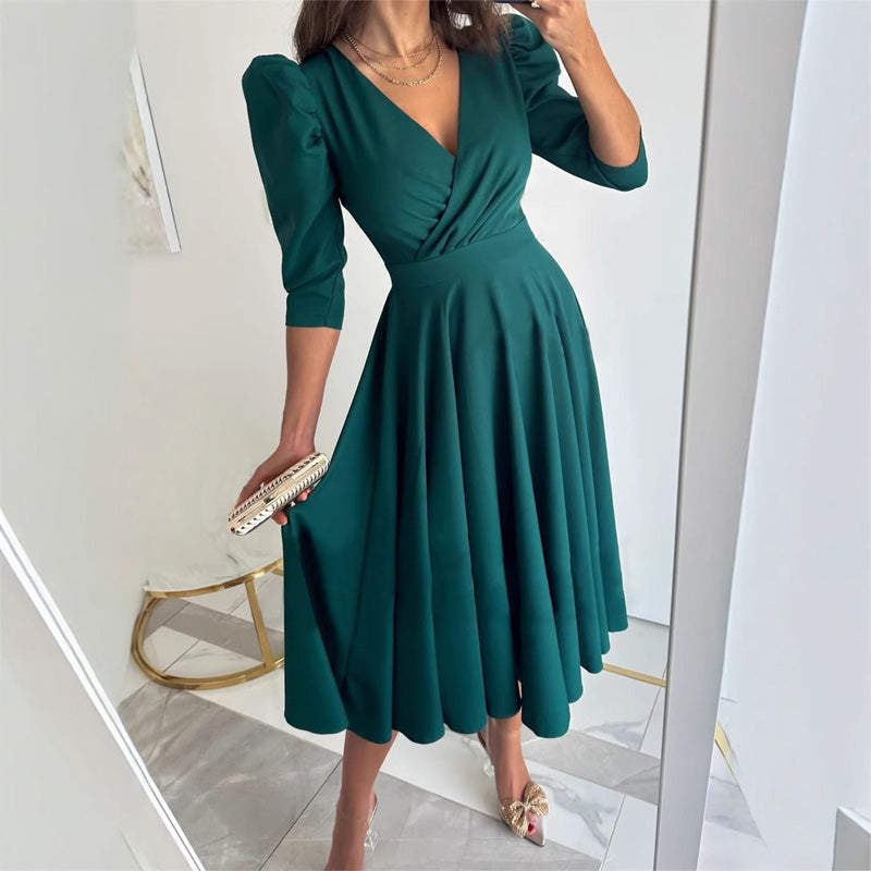 Valeria | Elegant Midi Dress – Flattering, Feminine & Comfortable