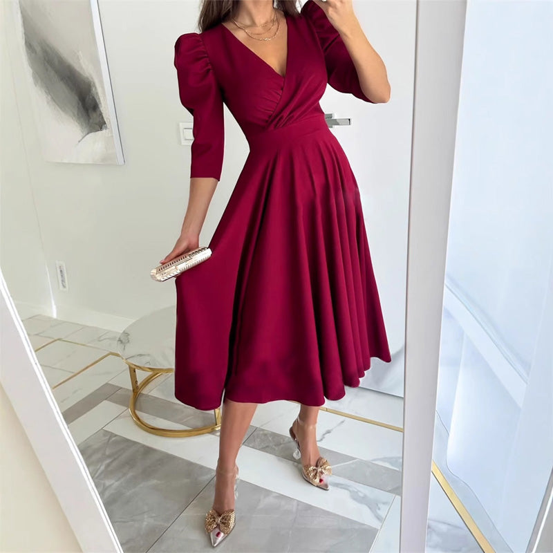 Valeria | Elegant Midi Dress – Flattering, Feminine & Comfortable