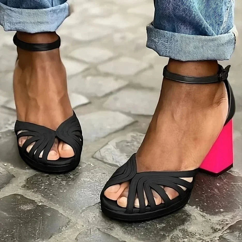 Milly | Classic Sandals with Ankle Strap and Open Toes