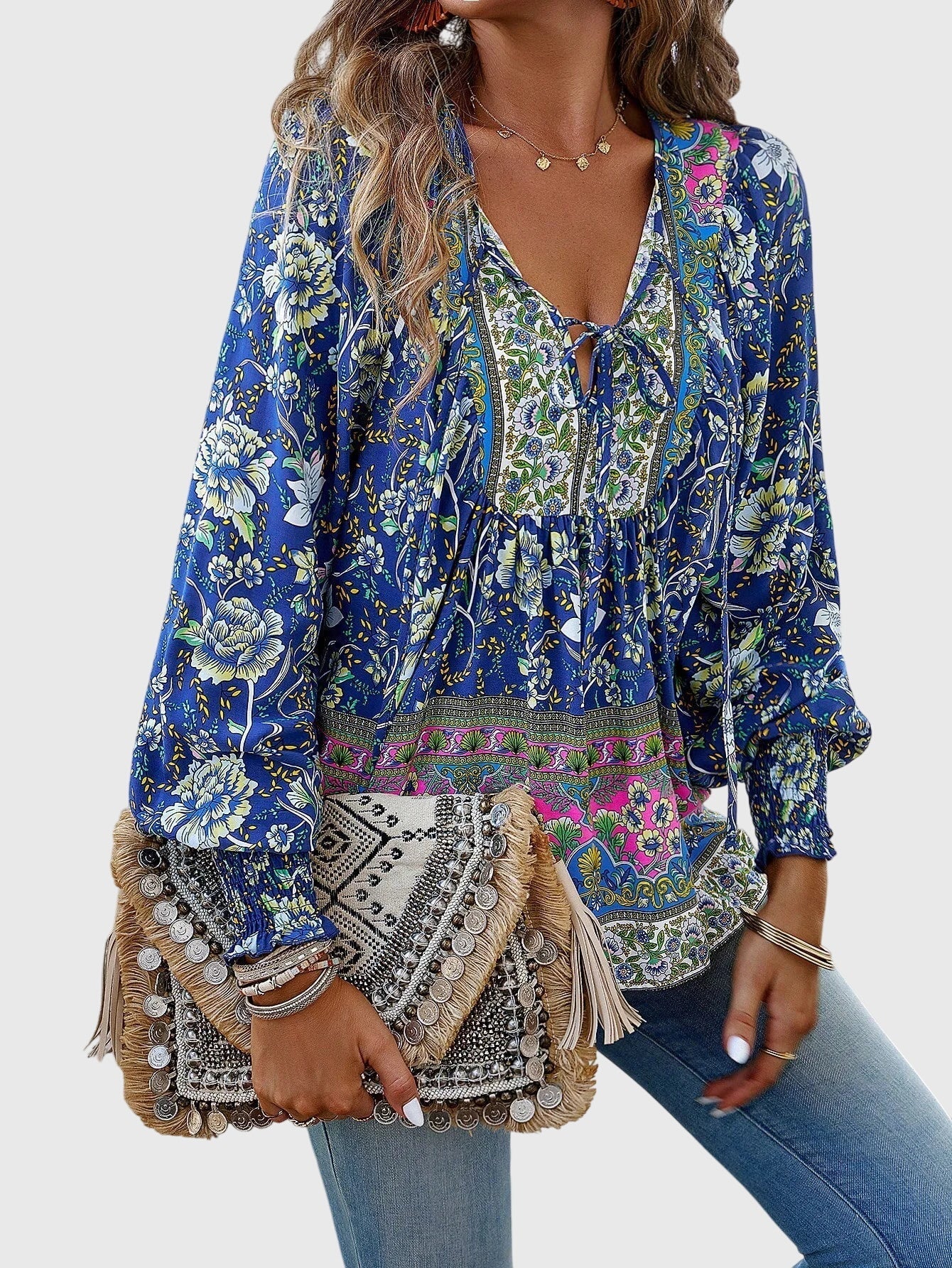 Bridget  | Elegant Floral Blouse