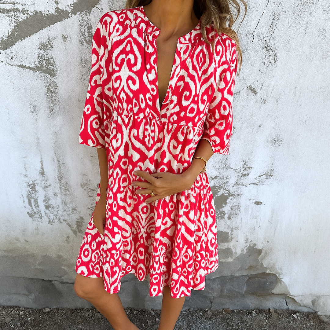 Emily | Elegant dress with V-neck