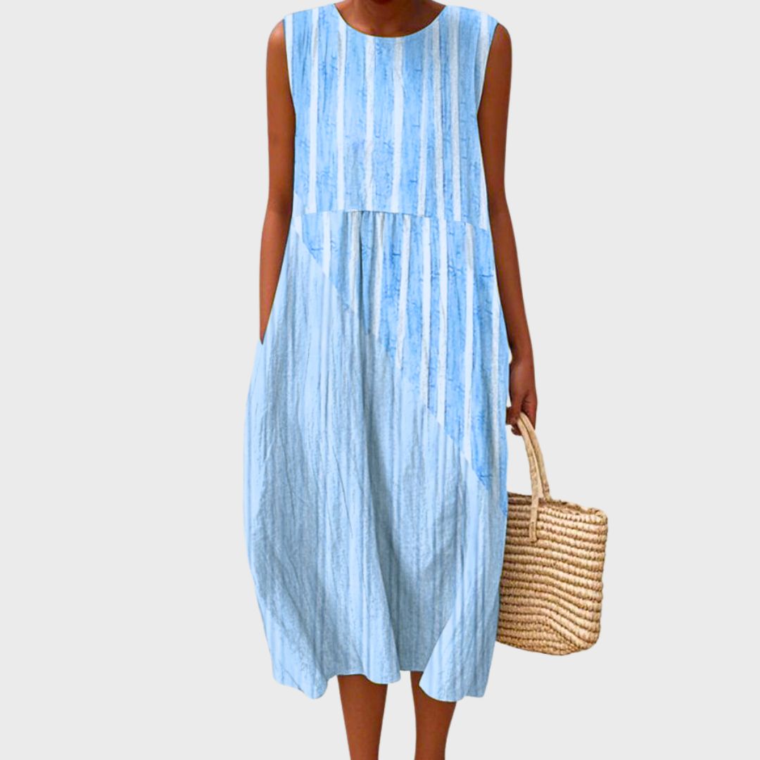Isla | Breezy Summer Dress in a Fresh Checkered Design