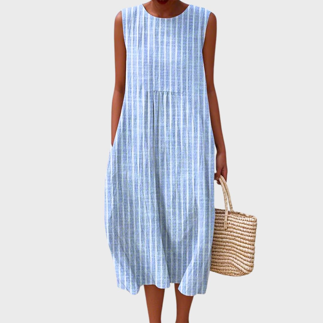 Isla | Breezy Summer Dress in a Fresh Checkered Design