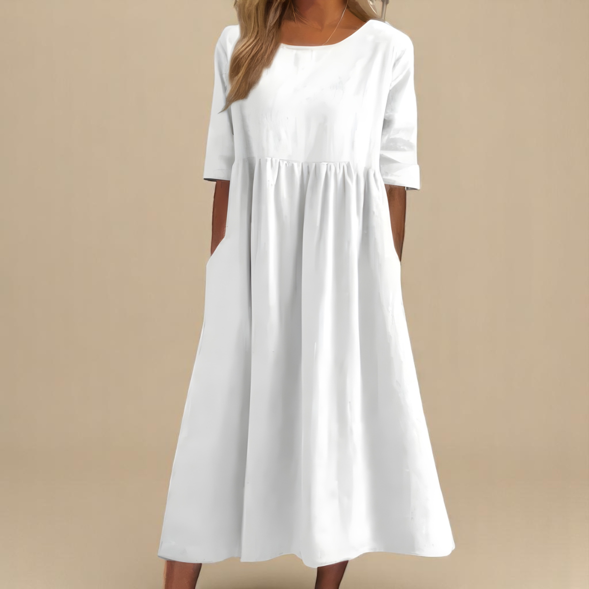 Karen | Flattering Cotton Dress