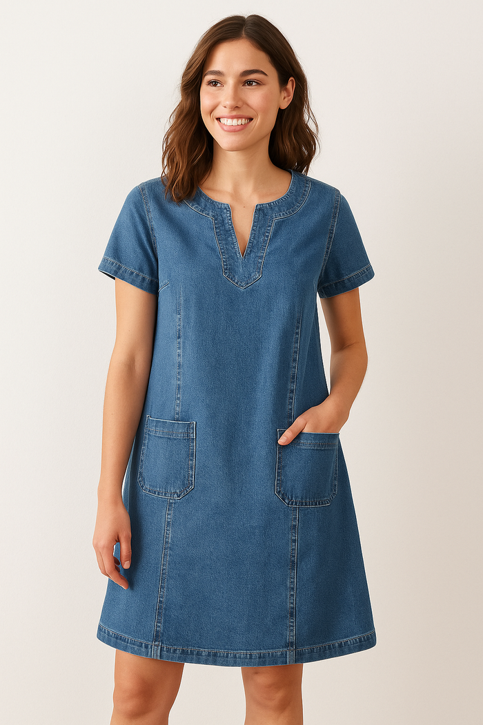 Emma | Relaxed Denim Dress
