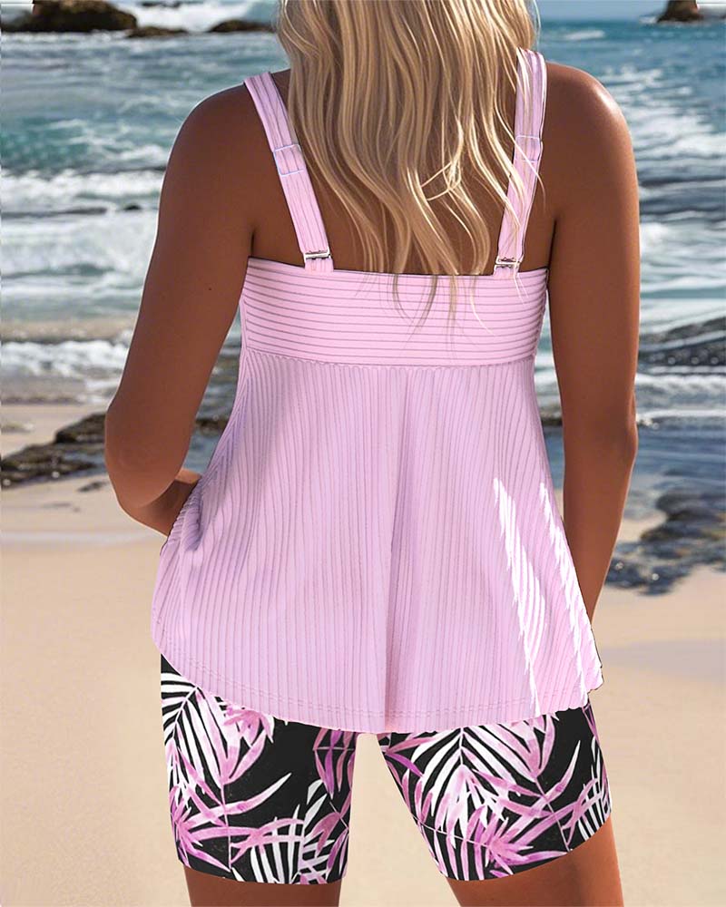 Catherine | Colorful Tankini Set