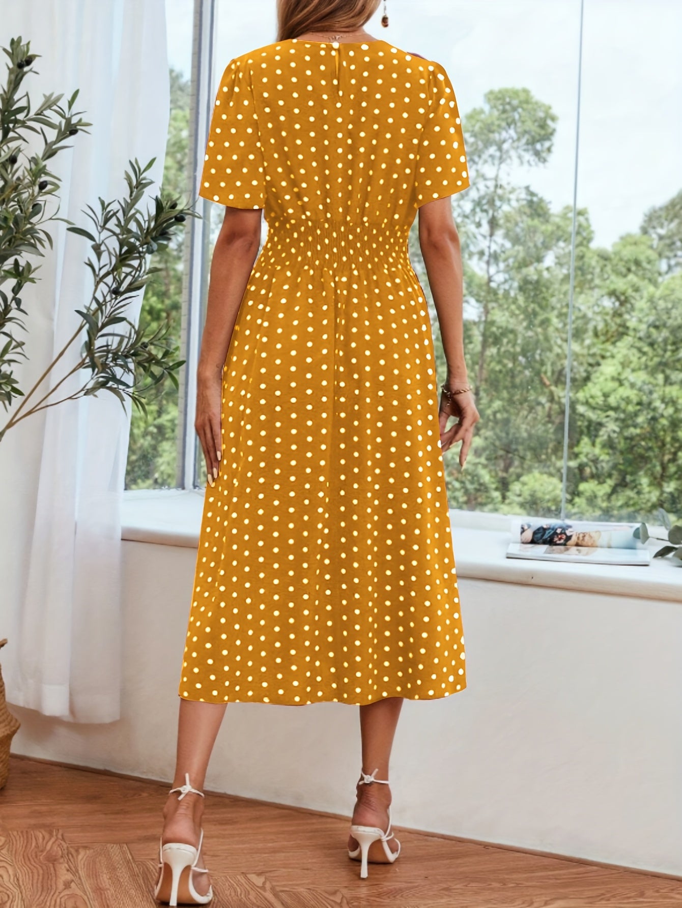 Belinda | Premium Polka Dot Dress