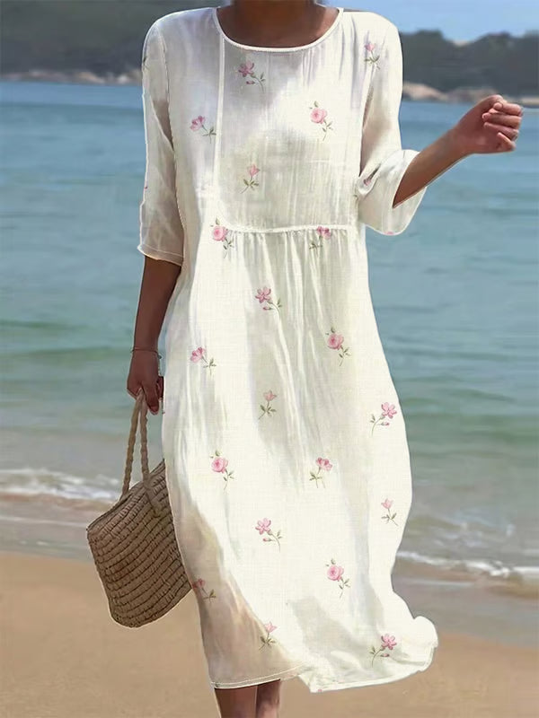 Isabelle | Breezy Floral Print Dress