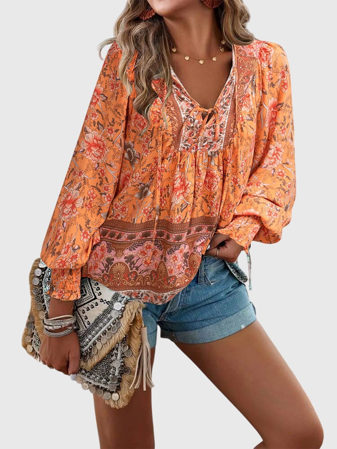 Bridget  | Elegant Floral Blouse
