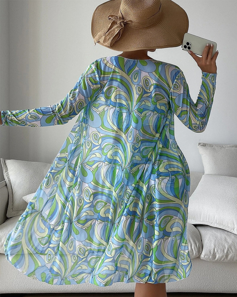 Angela | 3-Piece Printed Bikini Set