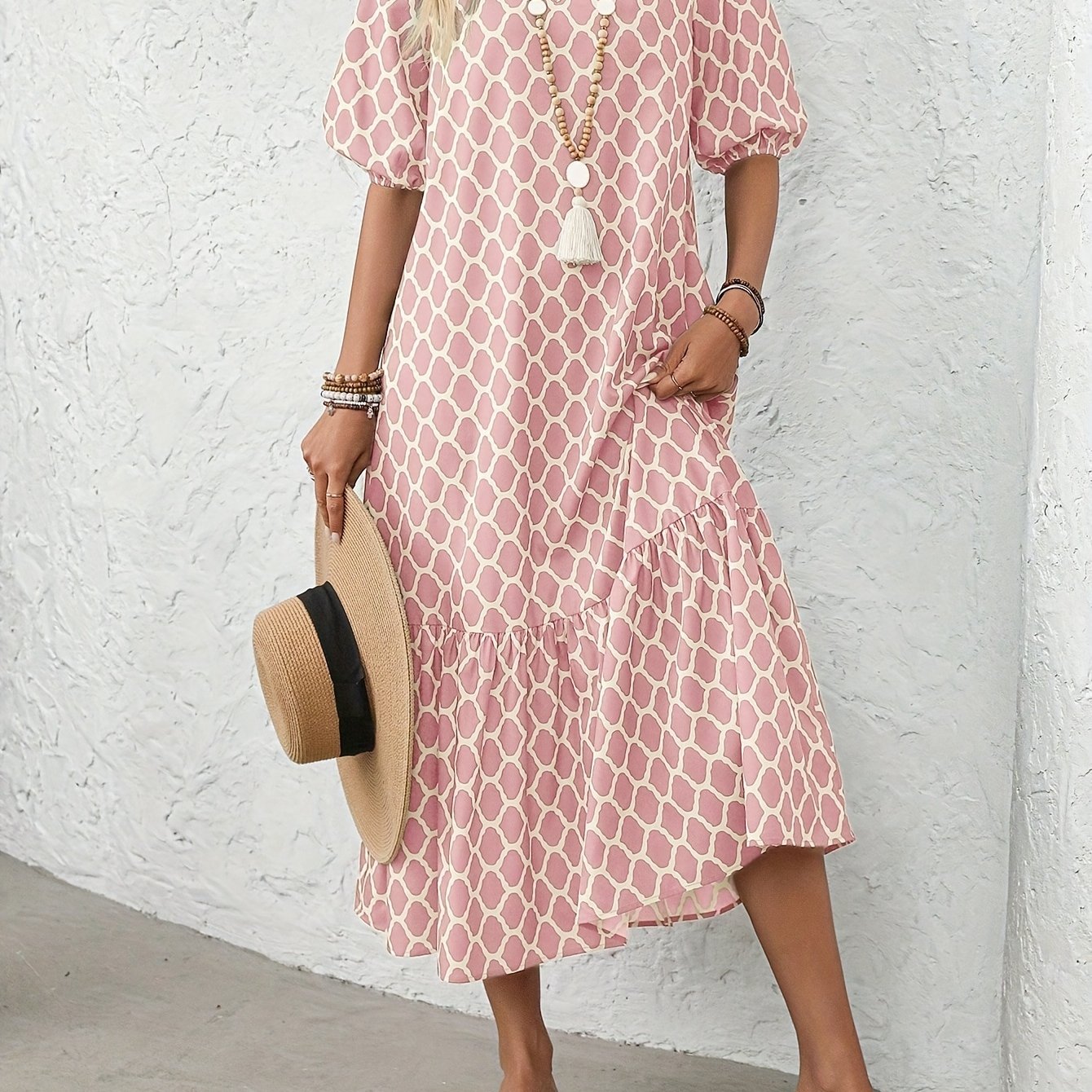 Terri | Elegant Ruffled Midi Dress