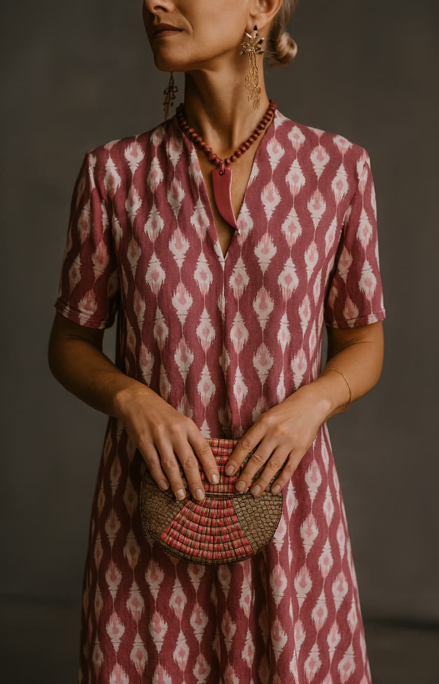 Felice | Comfortable Short Sleeved Silk Dress