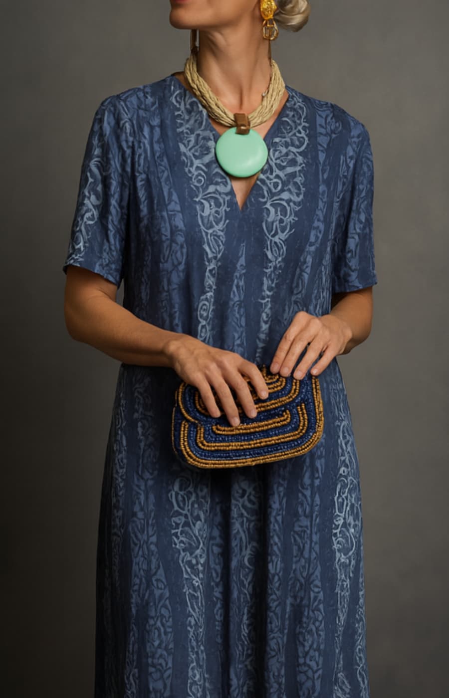 Felice | Comfortable Short Sleeved Silk Dress