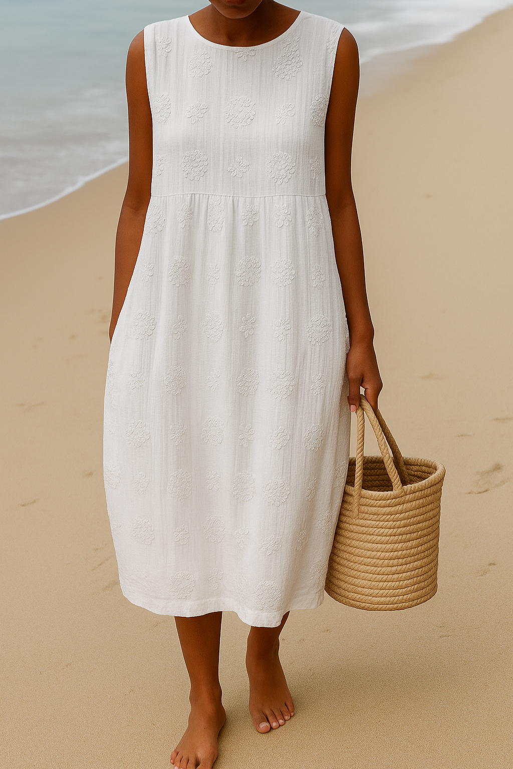 Elena | Elegant Embroidered Dress for Timeless Sophistication