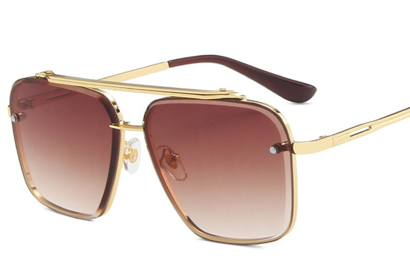 Retro - Square Metal Sunglasses