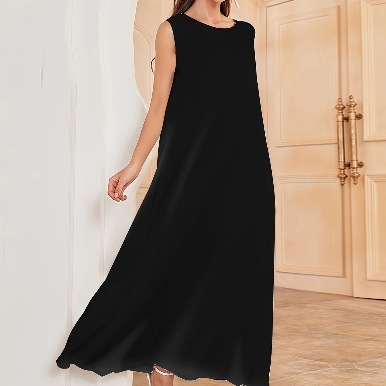 Maggie | Elegant Flowy Maxi Dress – Lightweight, Timeless & Comfortable