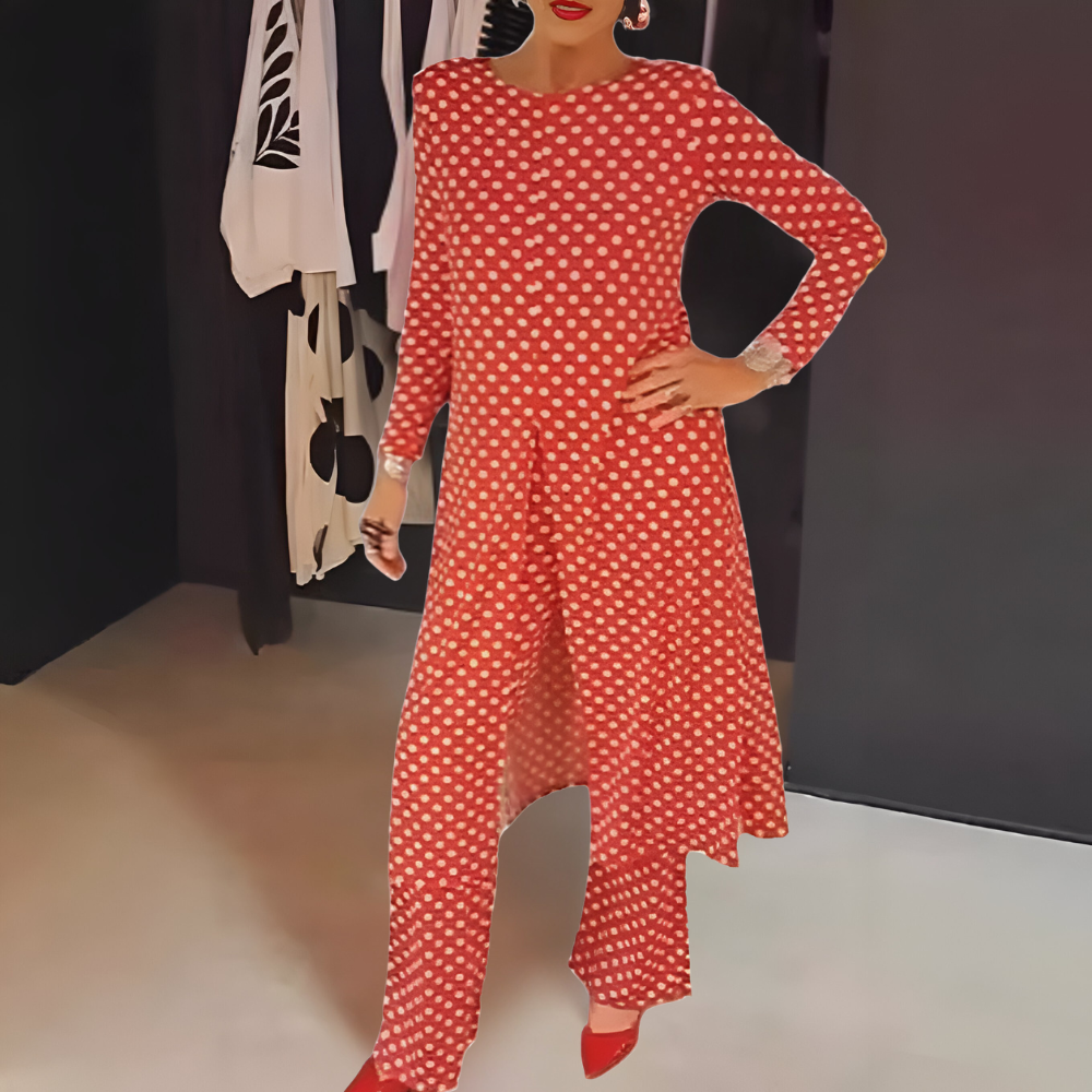 Natilee | Two-Piece Set with Cheerful Dots