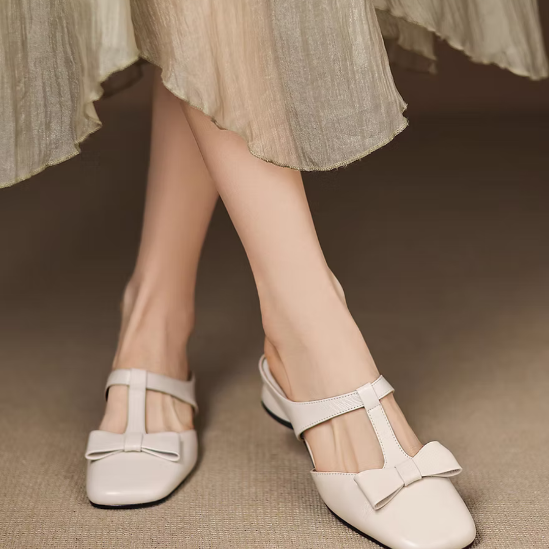 Lina | Square Toe Slippers