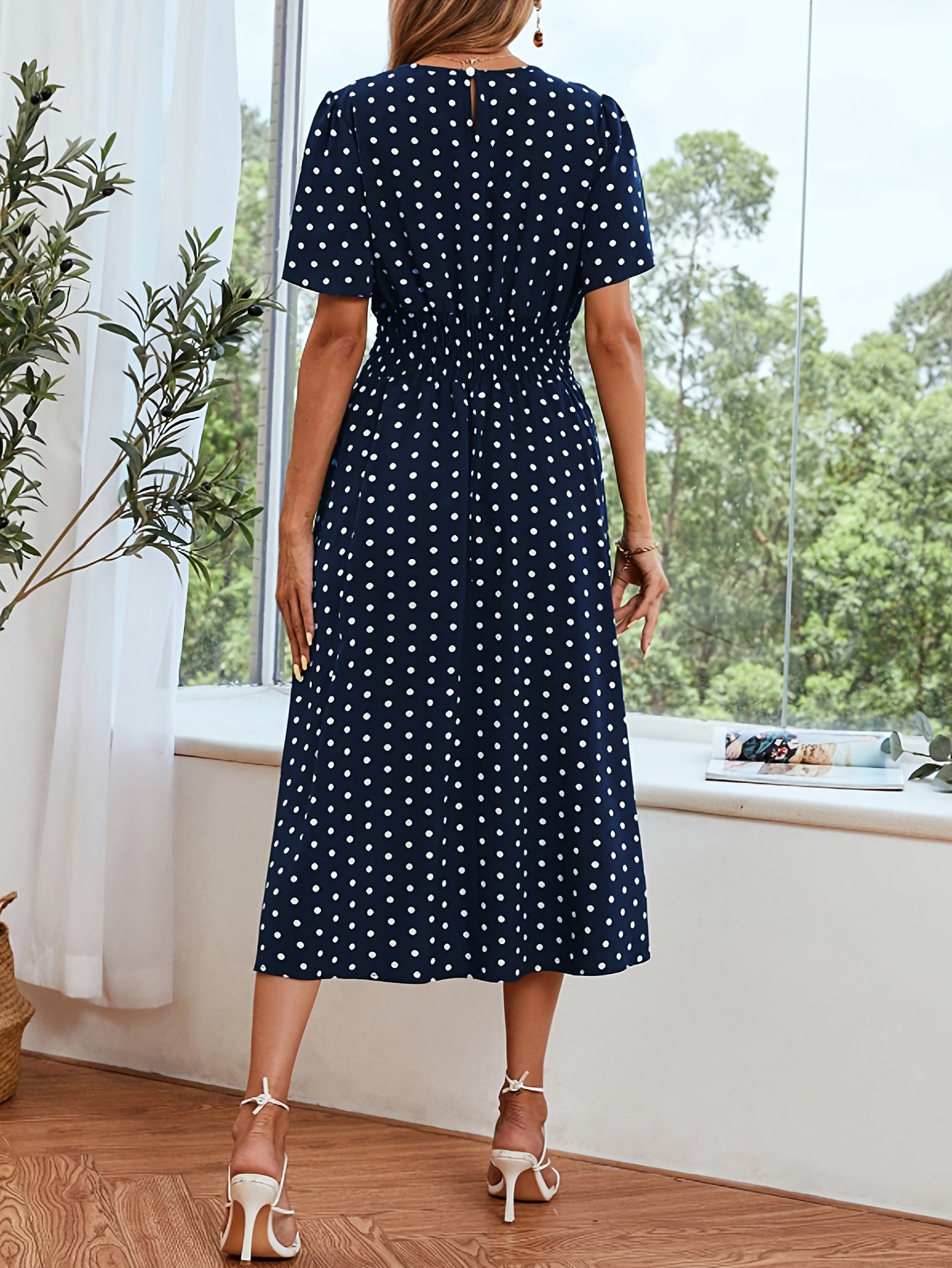 Belinda | Premium Polka Dot Dress