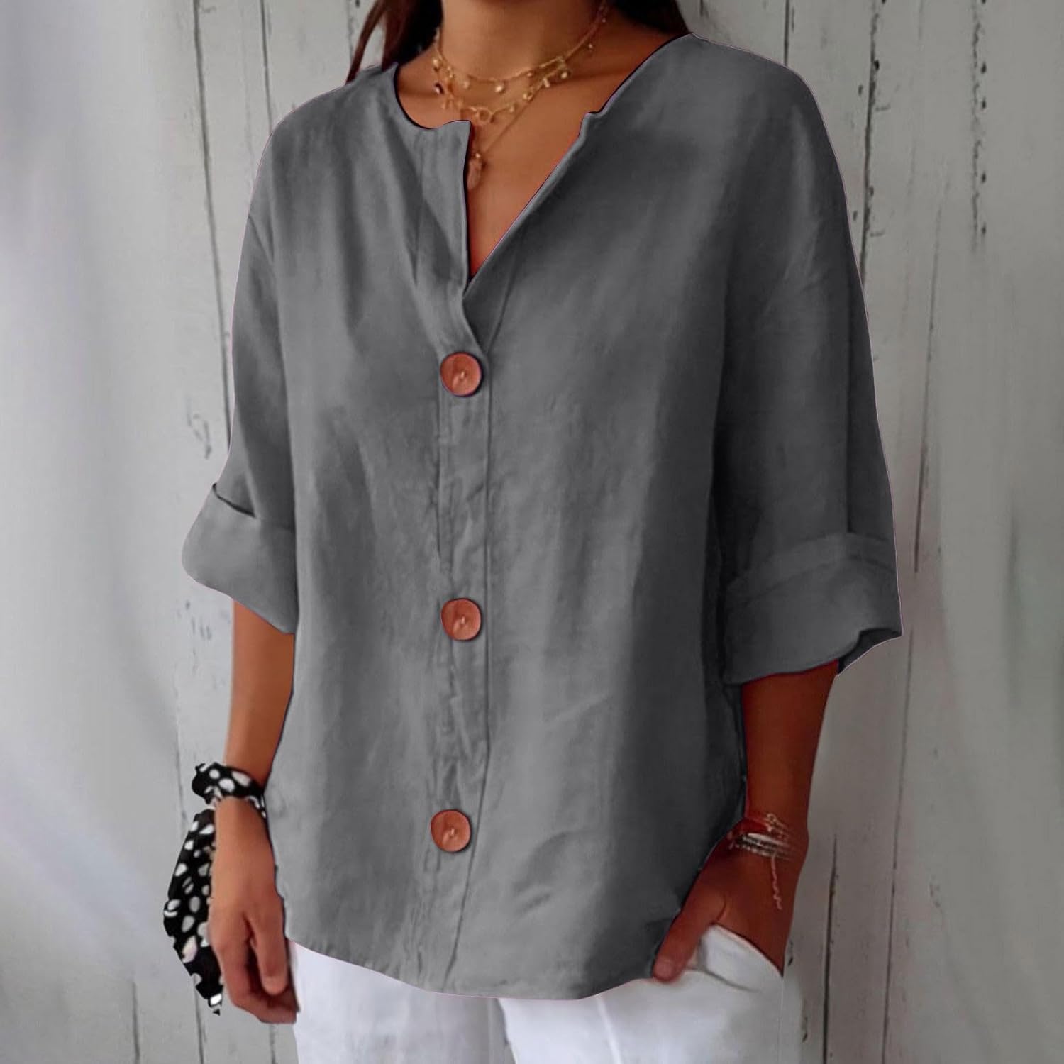 Amy | Casual Linen Shirt for Timeless Elegance