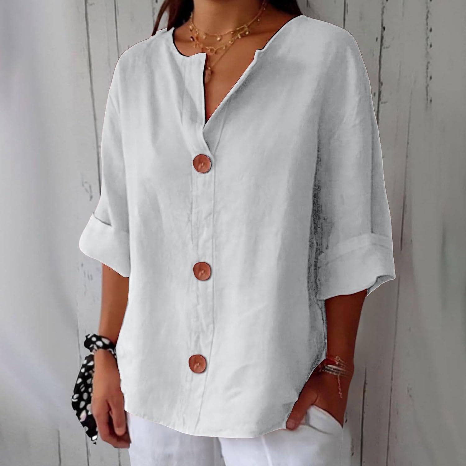Amy | Casual Linen Shirt for Timeless Elegance