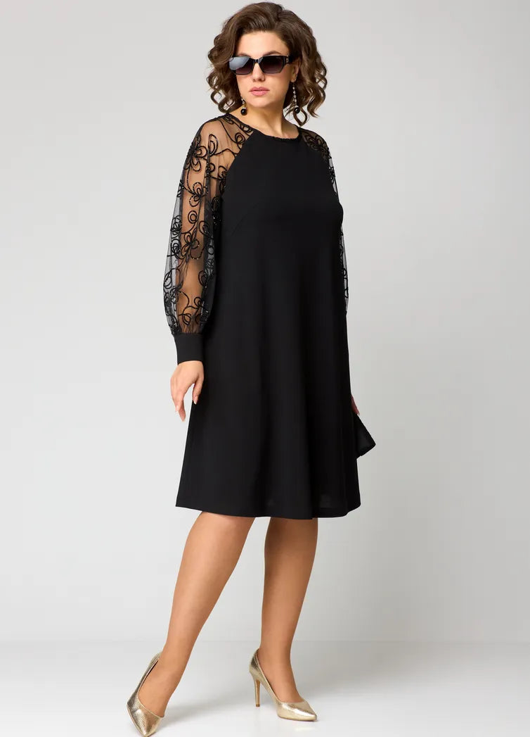 Carlin | Chic Laced Knee Length Dress