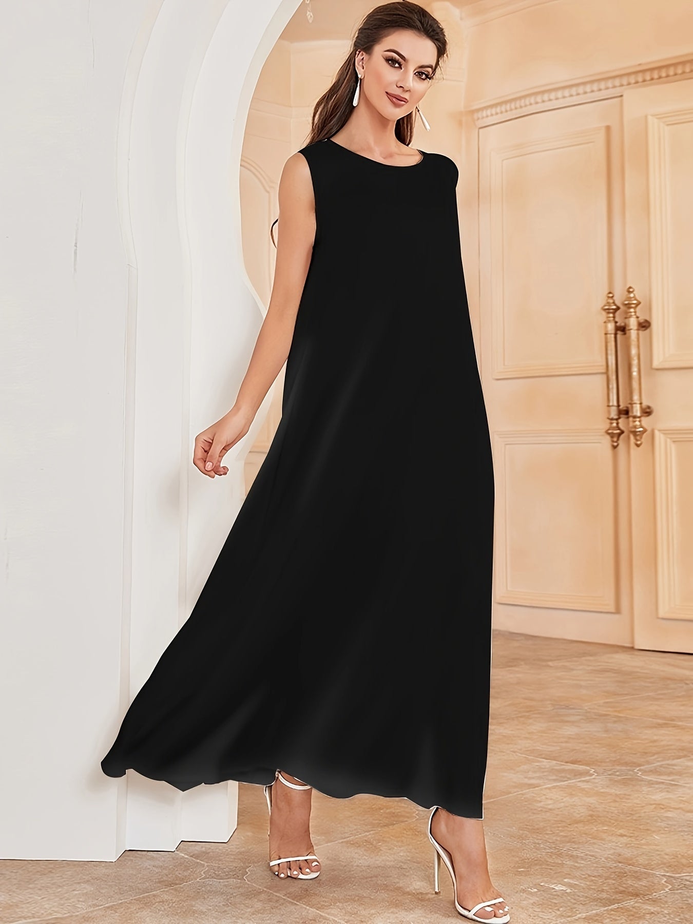 Maggie | Elegant Flowy Maxi Dress – Lightweight, Timeless & Comfortable