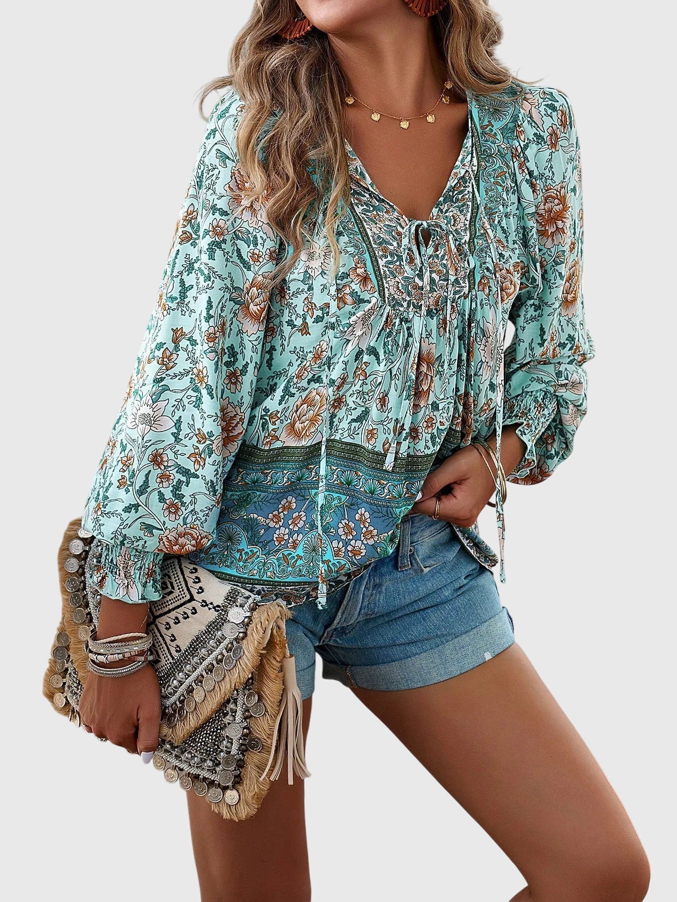 Bridget  | Elegant Floral Blouse