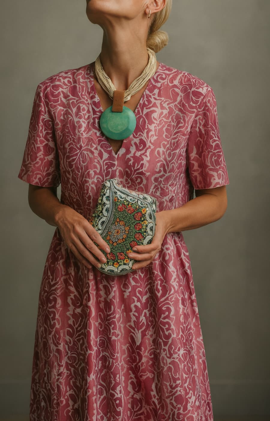 Felice | Comfortable Short Sleeved Silk Dress