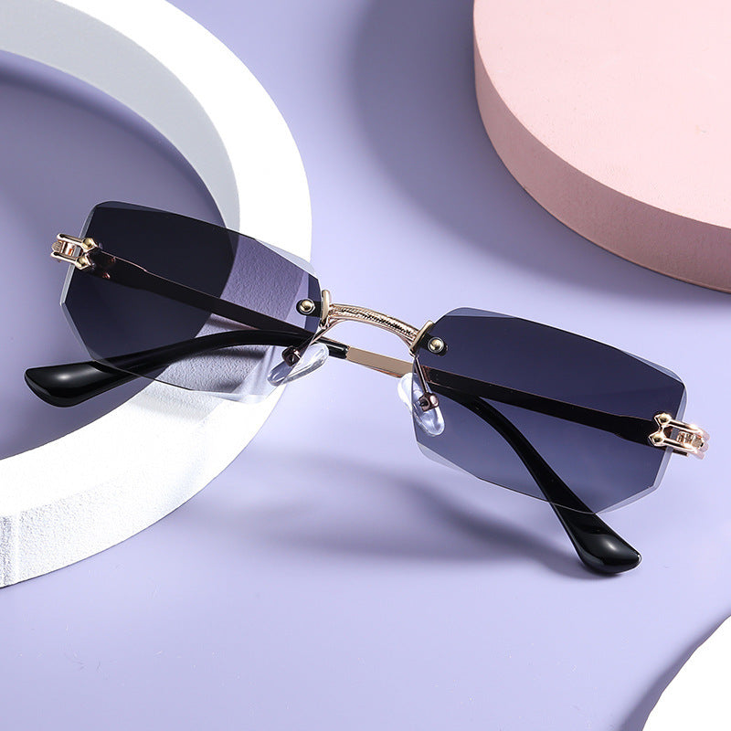 Modern Rimless Sunglasses