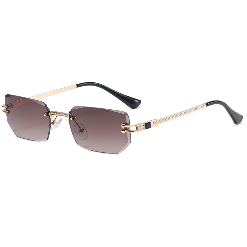 Modern Rimless Sunglasses
