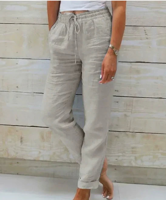 Lena | Casual Pants with Drawstring