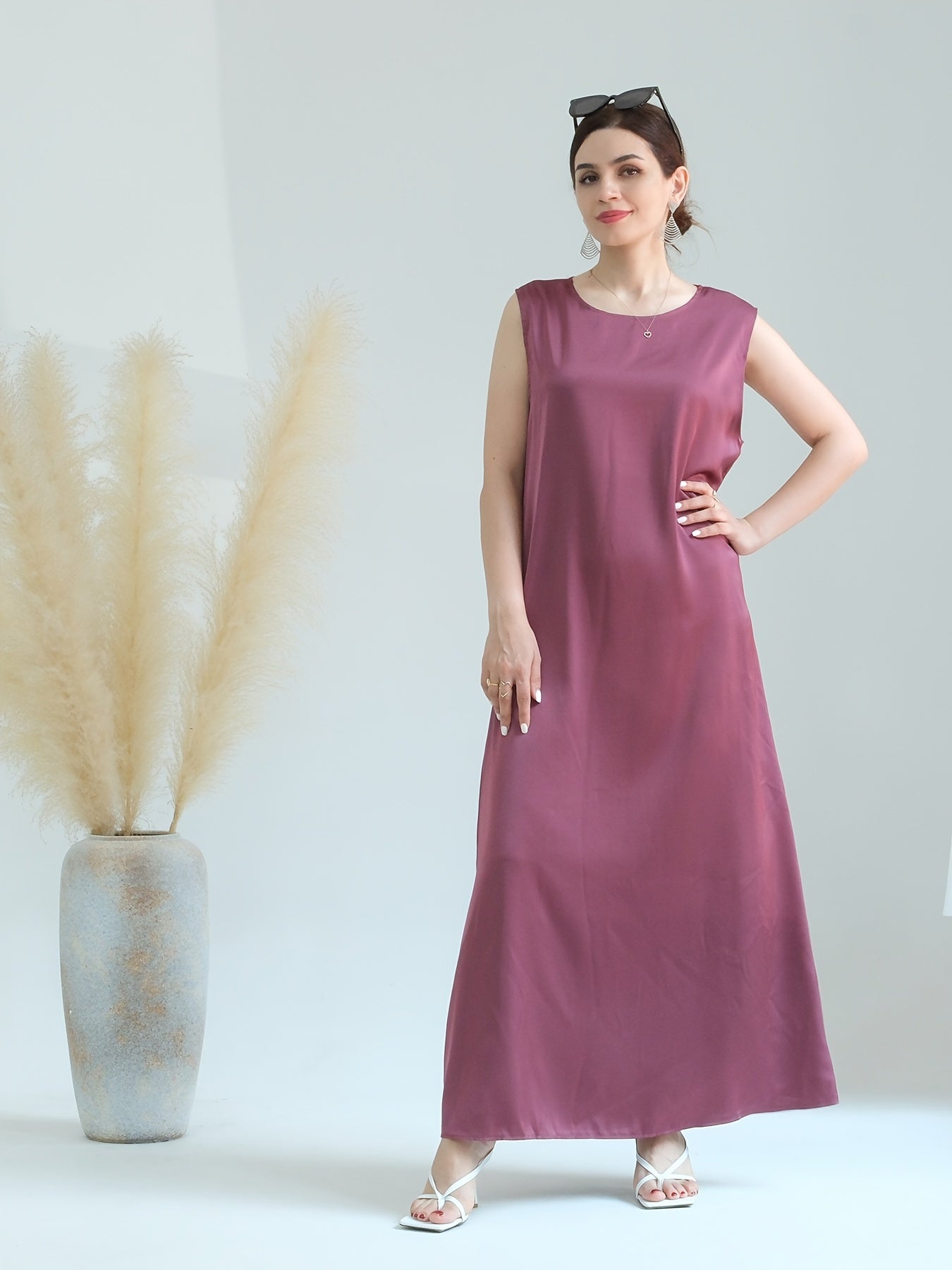 Maggie | Elegant Flowy Maxi Dress – Lightweight, Timeless & Comfortable