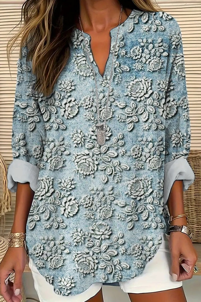 June | Floral Blouse