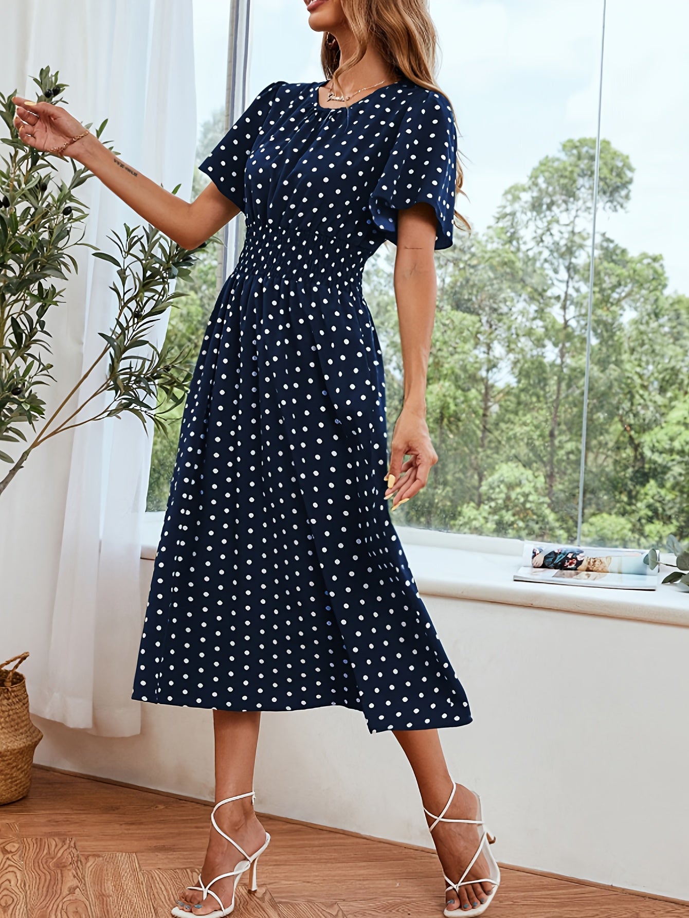 Belinda | Premium Polka Dot Dress