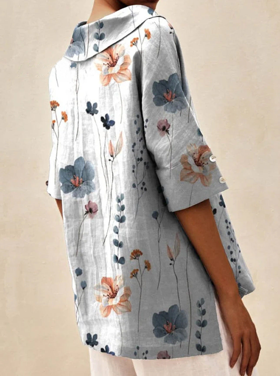 Pamela | Light And Airy Floral Blouse