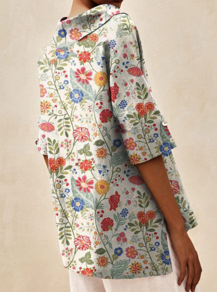 Pamela | Light And Airy Floral Blouse