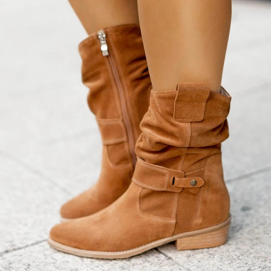Jules - Elegant Suède Boots for Women