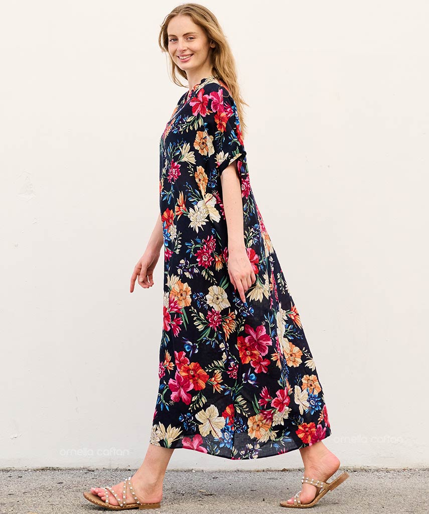 Rina | Kaftan Dress with Pockets for Everyday Wear