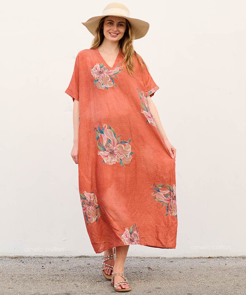 Liva | Kaftan Dress with Pockets for Everyday Wear