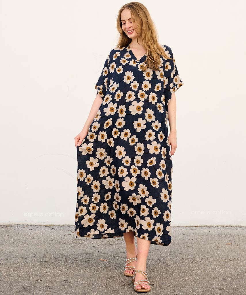 Kira | Kaftan Dress with Pockets for Everyday Wear