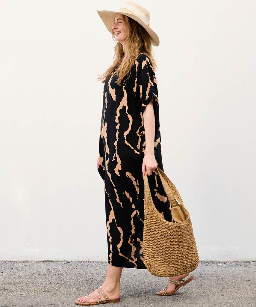 Sela | Kaftan Dress with Pockets for Everyday Wear