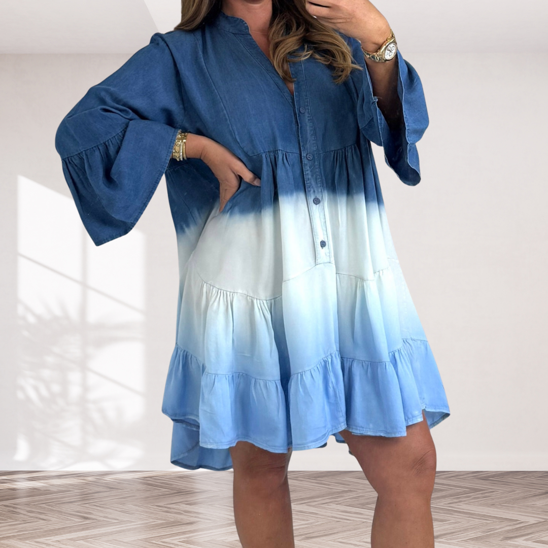 Jeanette | Relaxed Ombre Dress – Soft, Flowy & Effortless