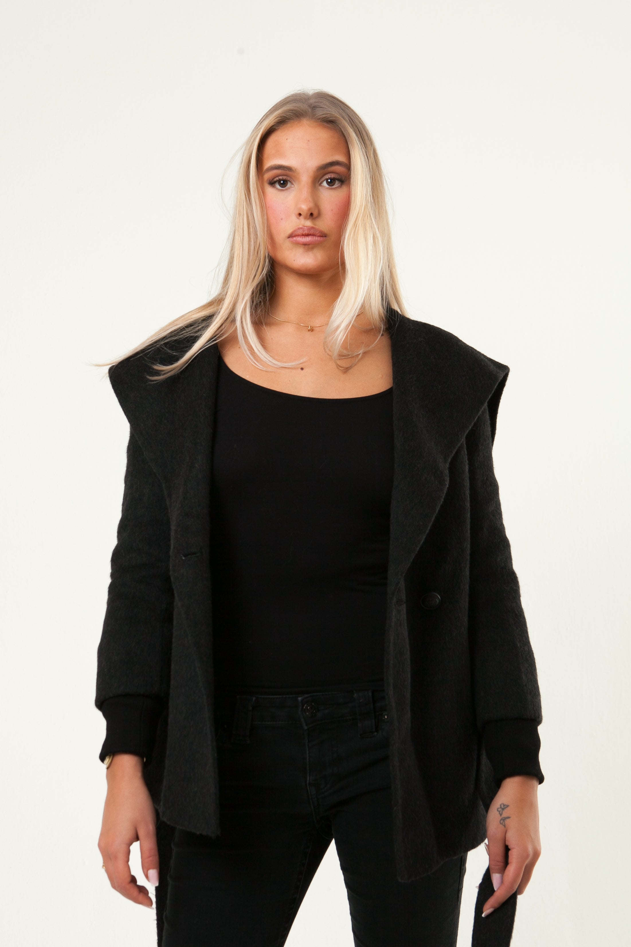 Valerie | Shawl Collar Cashmere Coat