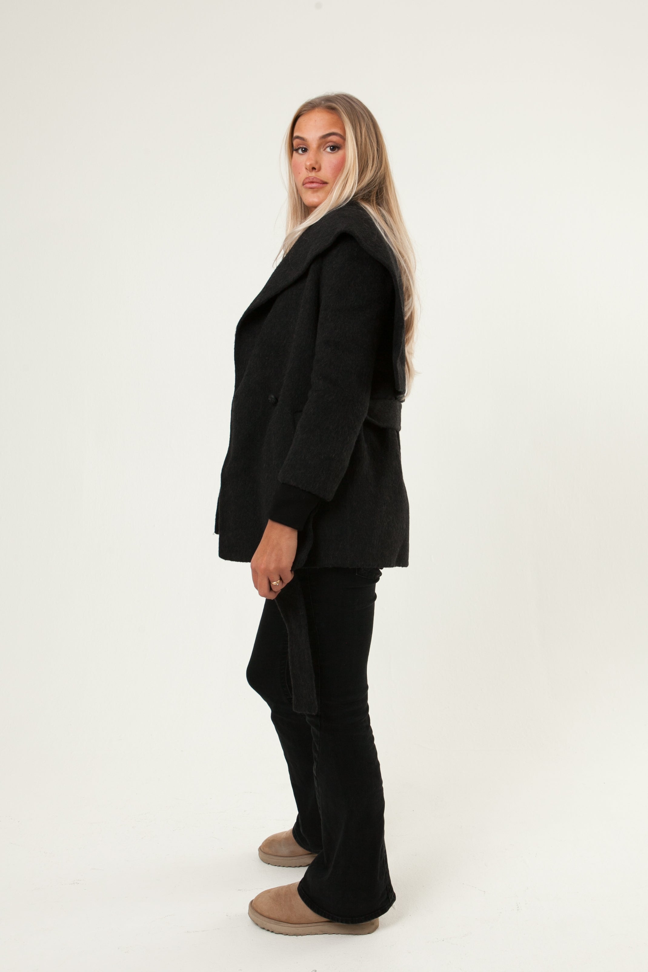 Valerie | Shawl Collar Cashmere Coat