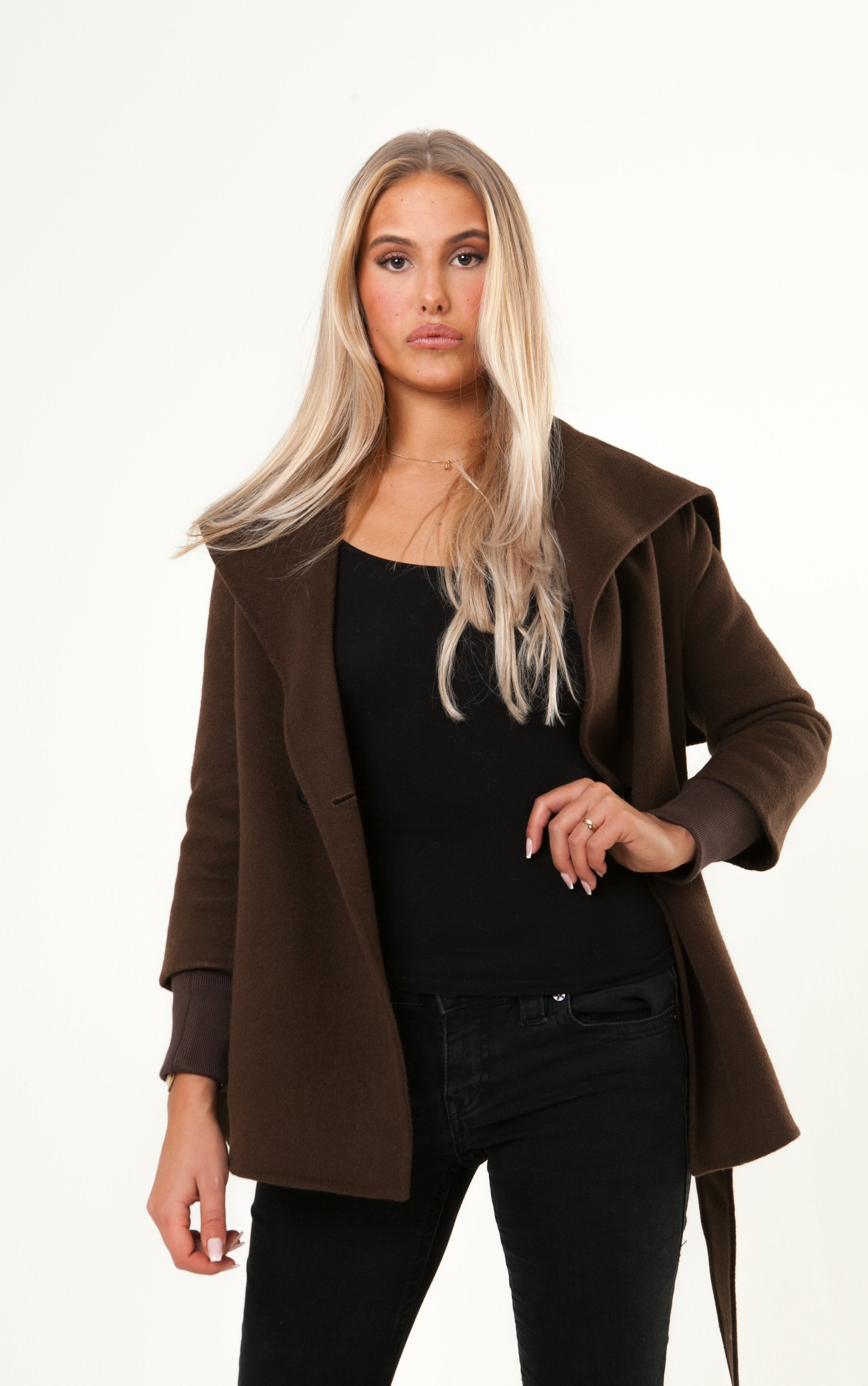 Valerie | Shawl Collar Cashmere Coat