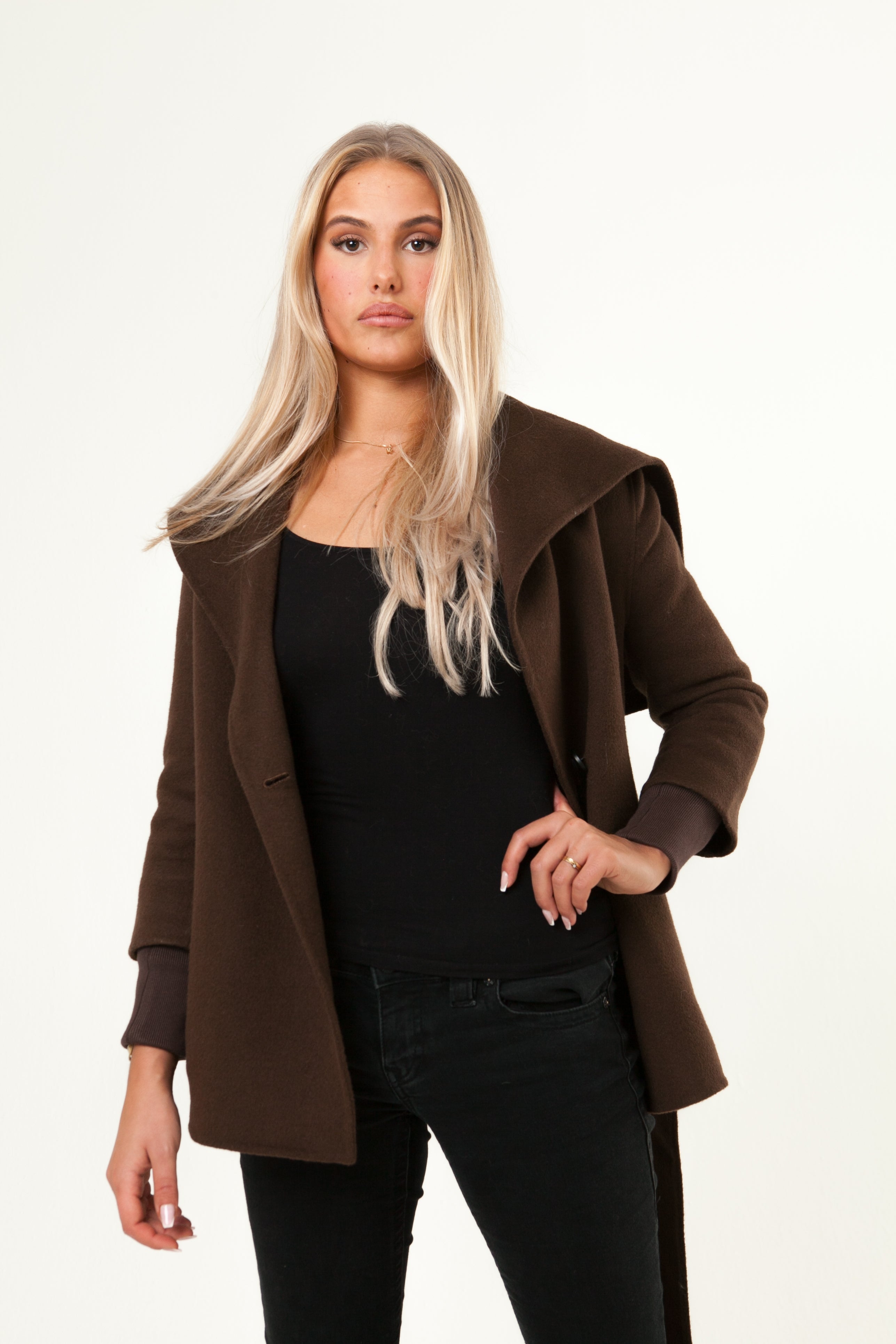 Valerie | Shawl Collar Cashmere Coat