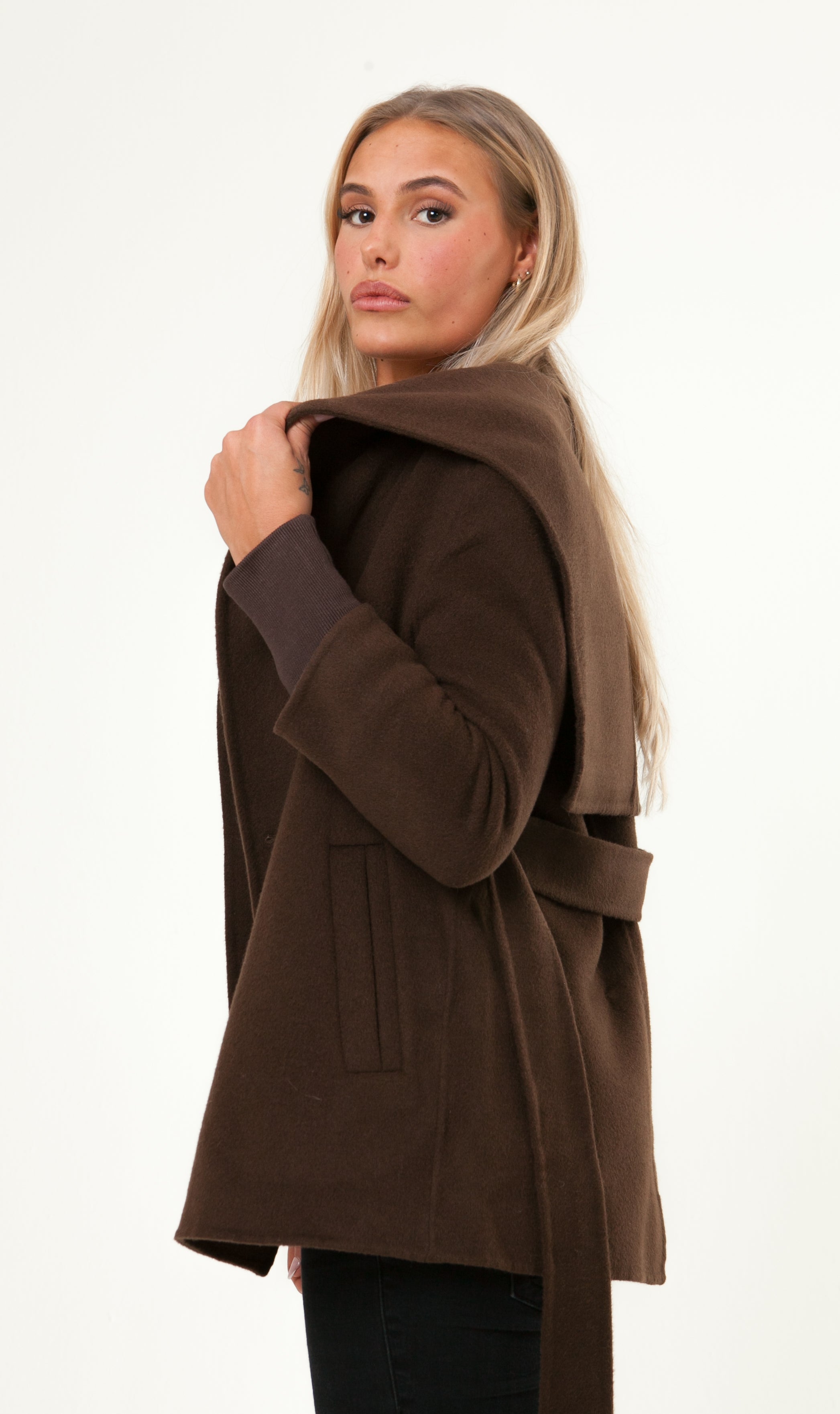 Valerie | Shawl Collar Cashmere Coat